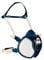 3M 4255+ FFA2P3 R D Wartungsfrei Atemschutz-Halbmaske, Blau
