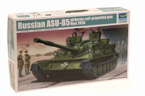 Trumpeter 01588 Modellbausatz ASU-85 airborne self-propelled gun Mod.