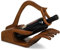 livasia Weinflaschenhalter aus Holz, Weinflaschenständer in Handarbeit aus Massivholz, Weinständer/Weinhalter in Form Einer Hand, Flaschenhalter exotisch