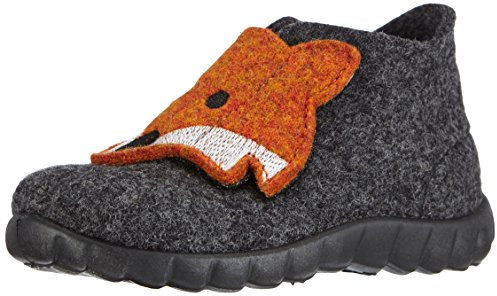Superfit Jungen HAPPY Slipper, Ungefüttert Hoch Hausschuhe, LAVAGNA KOMBI 4700, 21
