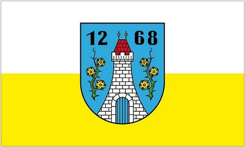 Fahne/Flagge Rothenburg Oberlausitz 90 x 150 cm