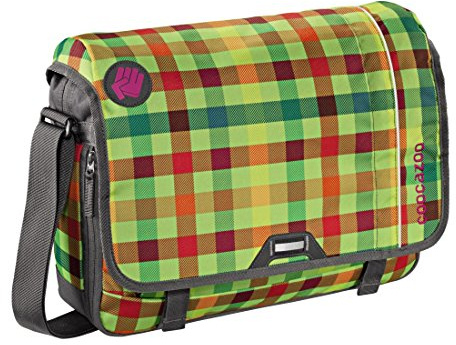 Coocazoo City and School Hangdang Schultertasche mit Laptopfach 44 cm hip to be a Square Green