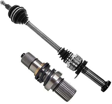 BESTPRICE 1x Antriebswelle vorne rechts Gelenkwelle, 1x Steckwelle vorne rechts Kompatibel mit VW MULTIVAN T5 (7HM, 7HN, 7HF, 7EF, 7EM, 7EN), TRANSPORTER T5