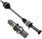BESTPRICE 1x Antriebswelle vorne rechts Gelenkwelle, 1x Steckwelle vorne rechts Kompatibel mit VW MULTIVAN T5 (7HM, 7HN, 7HF, 7EF, 7EM, 7EN), TRANSPORTER T5