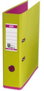 Elba Ordner myColour A4 PP-Folie kaschiert 80mm hellgrün/pink