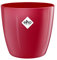 Elho Brussels Diamond Round 22 - Vaso per Interno - Ø 22.4 x H 20.1 cm - Rosso/Lovely Red
