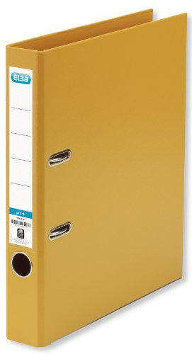 Elba Premium Akten-Ordner A4, smart Pro plus, 5 cm schmal, Kunststoff Ordner, orange, 10 Stück