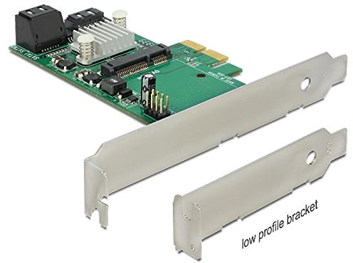 DeLOCK 89371 interne mSATA, SATA Karte und Schnittstellen-Adapter – Karten und Adapter von Schnittstellen (PCIe, mSATA, SATA, 0, 1, 6 Gbit/s, Grün, Silber, Windows 7 Home Basic, Windows 7 Home Basic X64, Windows 7 Home Premium, Windows 7 Home Premium...)