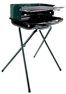 LAPILLI cdf00709 Grill Holzkohlegrill, rechteckig, Rot