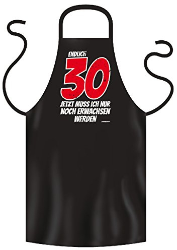 Goodman Design Geburtstag Schürze 30 Jahre Geschenk Grill Grillschürze Kochschürze Latzschürze Partyschürze Hobbykoch