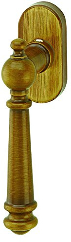 Alpertec Fenstergriff Ron Messing brüniert Stiftlänge 40 mm Fensterbeschlag, 32870350K1