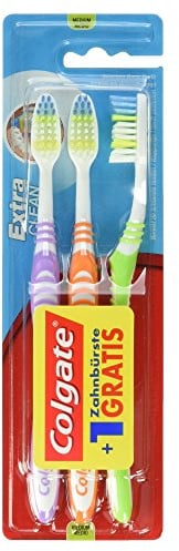 Colgate Extra Clean Zahnbürste Mittel 2+1