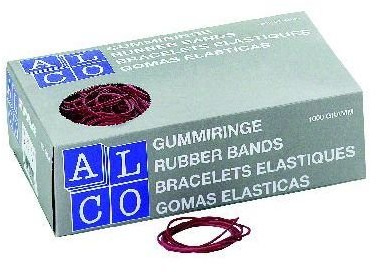 ALCOALBERT Gummiringe 50g, 25mm Ø rot 4007735073121