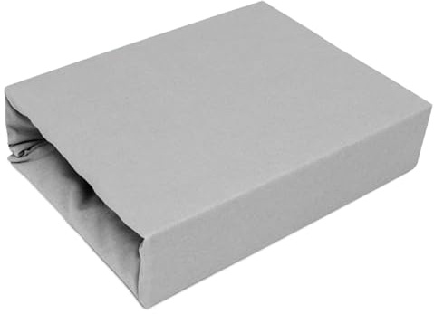 Best for Home elastisches Jersey Spannbettlaken | Spanbettlaken 90x180 cm | 100% Baumwolle und Jersey Spannbettlaken und Jersey Spann bettlaken | Warme Spann bettlaken