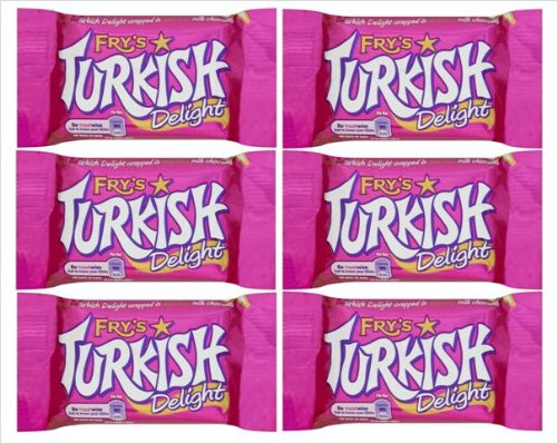 Fry's Turkish Delight Chocolate 51g x 6 Bars