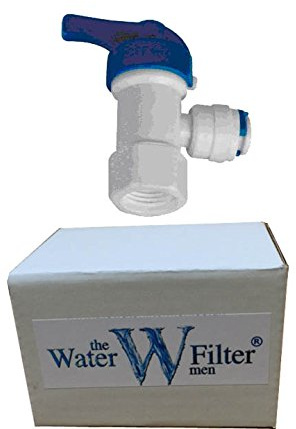 The Water Filter Men Reverse Osmosis Pressure Tank Valve Pushfitting takes 1/4 lldpe tubing pipe