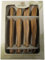 Berard Spreader Set of 4 Curved 17Cm Olive Wood, Light Brown, One Size