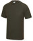 Just Cool Mens Performance Plain T-Shirt (XXL) (Olive)