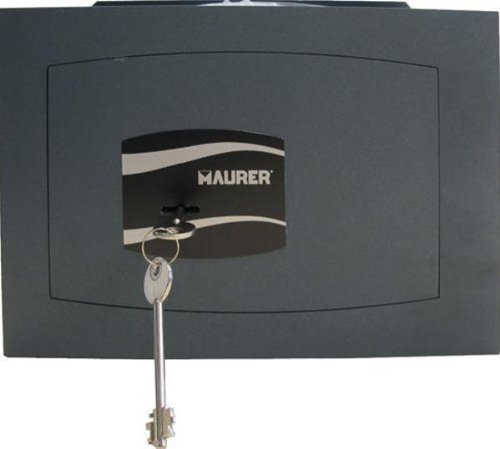 Wandtresor mit Schlüssel MAURER 40 x 25 x 20 cm Rahmen aus einteiligem Stahl
