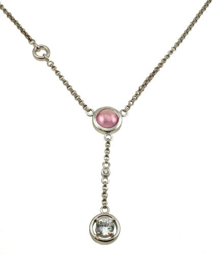 Orphelia Women's Necklace 925 Sterling Silver with Zirconia Pink ZK - 2750
