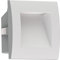 ledscom.de LED Wandeinbauleuchte ZIBAL, Downlight für außen, IP65 matt, 90 x 90mm, warmweiß