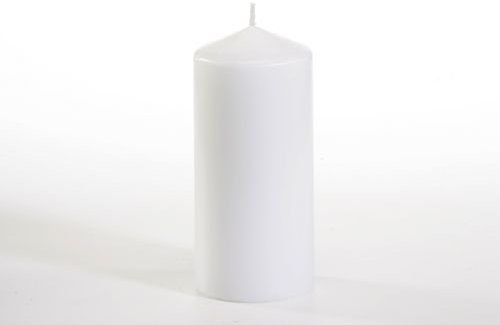 White Pillar Candle 13cm H