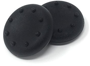 Gommini coprilevette per controller, per PS4, PS3, Xbox One, Xbox 360, colore nero, 2 pezzi