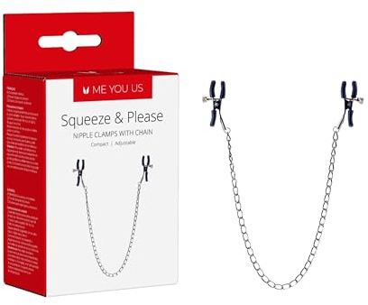 Squeeze and Please Nipple Clamps with Chain