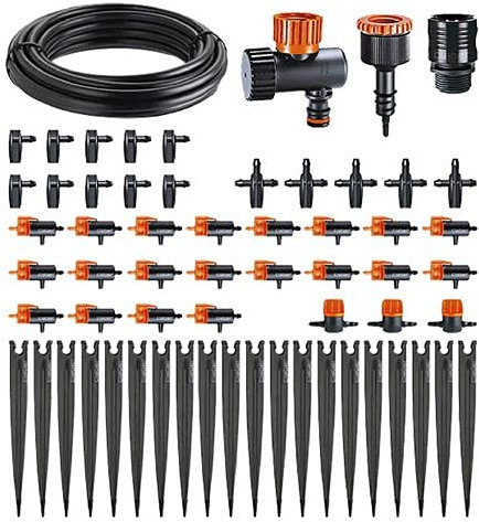 ClaberTrade CLABER 90764 - Kit Drip 20 vasi Set di irrigazione 20 vasi con 20 mt di Tubo