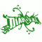 Diabolika - Adesivo Prespaziato - Colore Verde - 10cm