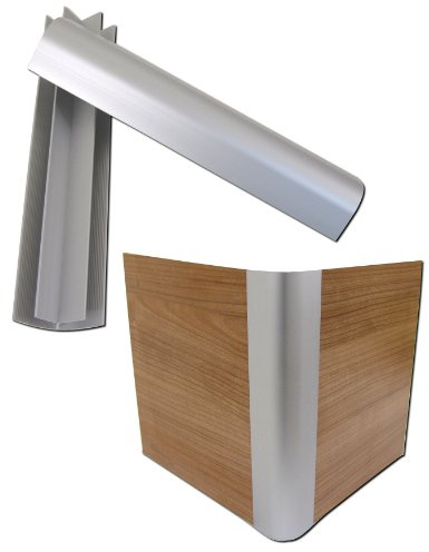 4X Aluminium Profile Wasserbetten Sockel Aluecken Ecken Podest Eckprofile Blenden