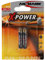 AAAA LR61 AAAA - Batterie alcaline 41,5 x 8,3 mm, confezione da 2