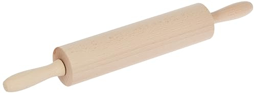 KitchenCraft Revolving Wooden Rolling Pin, 44 cm (17.5)