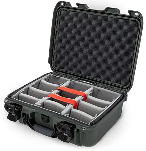 Nanuk 920 wasserdichter Hartschalenkoffer mit gepolsterten Trennwänden, Olivgrün
