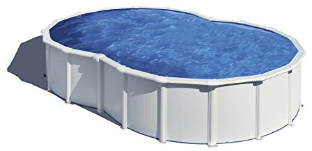 Piscina dream pool varadero acciaio bianca 6,40x3,90x1,20m KITPROV6270