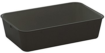 WACA 1452 Auslageschale Präsentationsschale 300 x 190 x 80 mm, Farbe:schwarz
