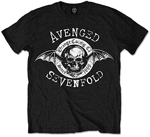Avenged Sevenfold Herren Origins T-Shirt, Schwarz, L