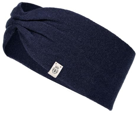 Roeckl Damen Pure Cashmere Stirnband, blau, 54-57