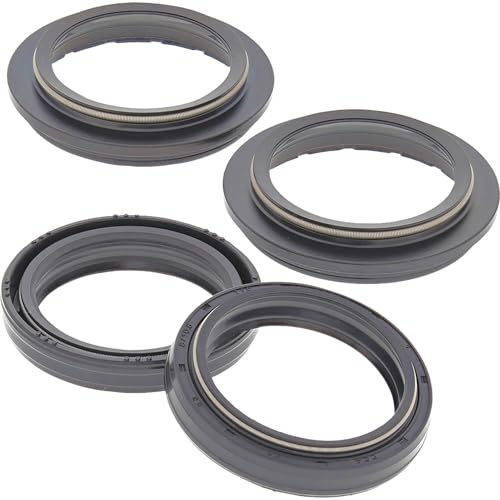 All Balls Racing 56-129 Fork & Dust Seal Kit Compatible with/Replacement for Honda, Kawasaki, Suzuki, Yamaha