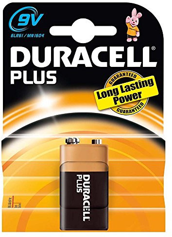 Duracell 2-Power Plus Power 9v 1 Confezione
