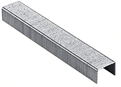 Bosch Accessories Professional 1000x Feindrahtklammer Typ 53 Rostfrei (Textilien/Gewebe, Karton, 11.4 x 0.74 x 8 mm, Zubehör Tacker)