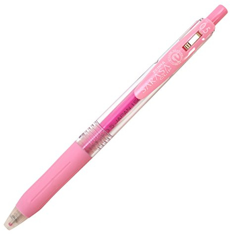 ZEBRA Sarasa Clip 0.5mm Ballpoint Pen, Milk Pink (JJ15-MKP)