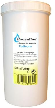 Hanseline Talkum Gummipflege Dose (500ml)
