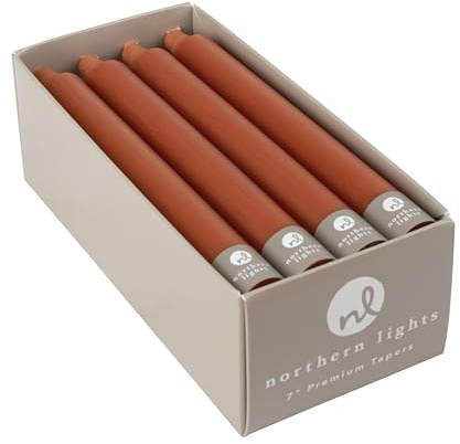 Northern Lights Candles NLC Premium läuft 12 Terra Cotta 17,8 cm