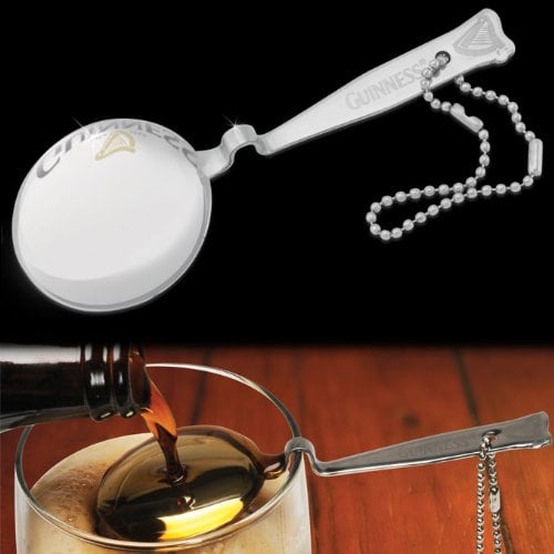 Guinness Irish Pub Bar Black Tan Beer Bierglas, Löffel Rezept Ausgießer Barkeeper