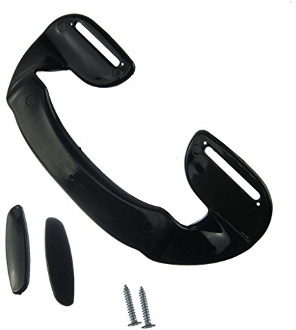 Ufixt Fits Essentials, Frigidaire, Gorenje, Haier, Hoover and Hotpoint Universal Black Plastic Fridge Freezer Door Grab Handle