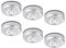 6 Pack LED Battery-powered Wireless Night Light Stick Tap Touch Lamp Stick-on Push Light for Closets, Cabinets, Counters, or Utility Rooms,Cordless Touch Light (6 Pack)