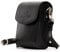 MegaGear MG231 Leather Camera Case with Strap Compatible with Sony Cyber-Shot DSC-RX100 V, Panasonic Lumix DMC-TZ57, DMC-TZ70, Nikon Coolpix P340, Canon PowerShot S120, Nikon Coolpix L28 - Black