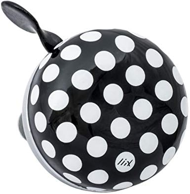 Liix Mini Ding Dong Fahrradklingel Polka Big Dots weiß