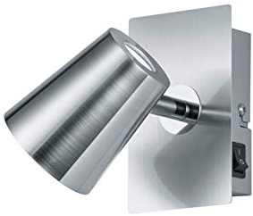 Trio Leuchten LED Wandspot Narcos 873170107, Metall Nickel matt / Chrom, 1 x 4 Watt